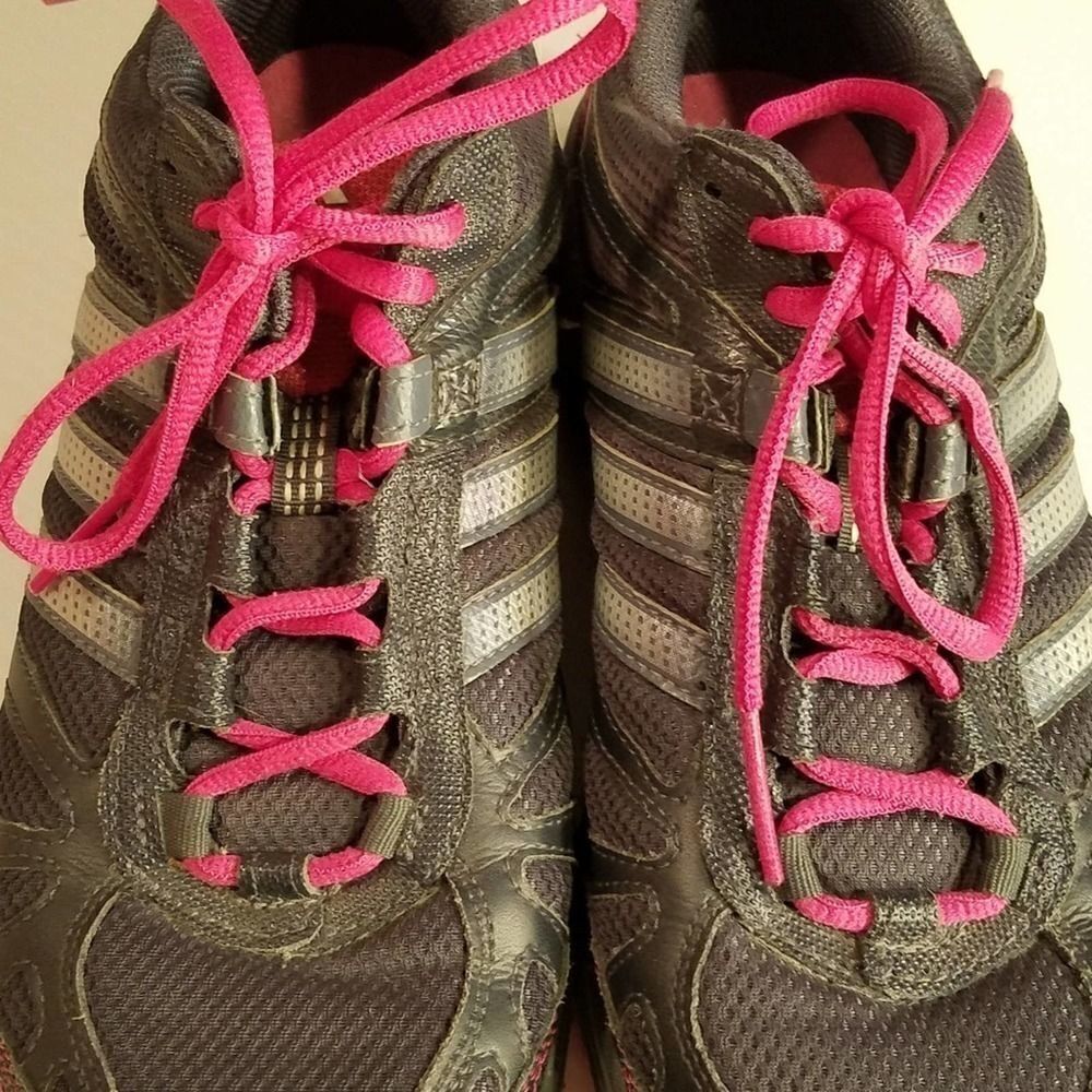 Adidas Adiwear Running Shoes Gray Pink sz 9 - Picture 2 of 8